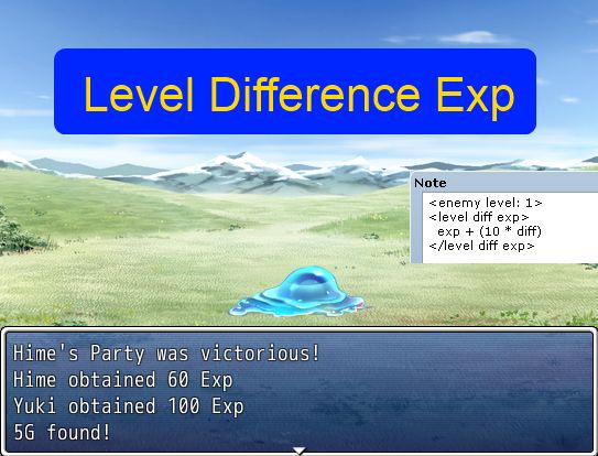 Level Difference Exp