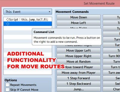 Galv’s Move Route Extras