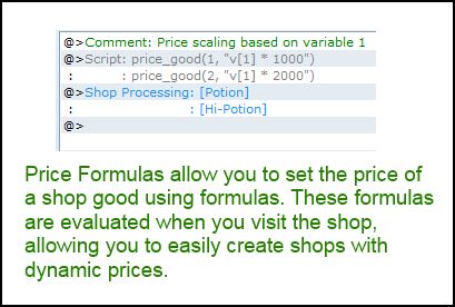 Shop Option: Price Formula